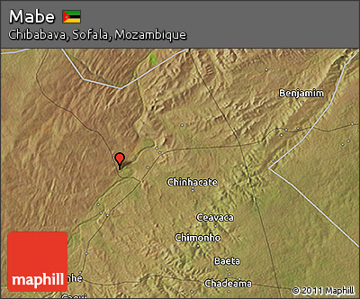Satellite 3D Map of Mabe