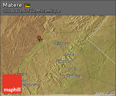 Satellite 3D Map of Matere