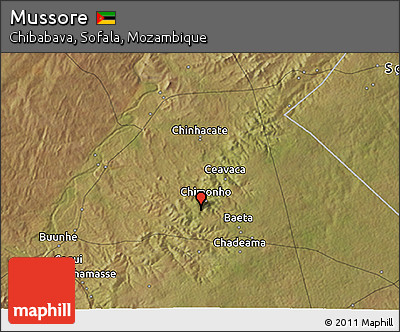 Satellite 3D Map of Mussore