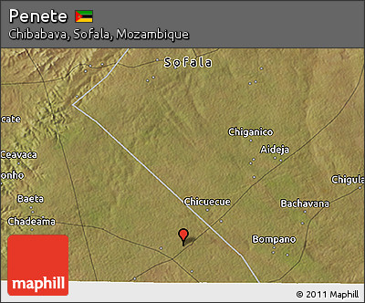 Satellite 3D Map of Penete