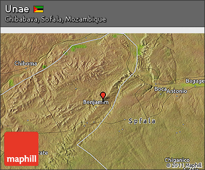Satellite 3D Map of Unae
