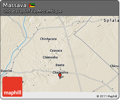 Shaded Relief 3D Map of Massava