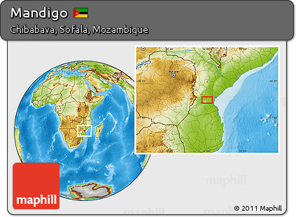 Physical Location Map of Mandigo