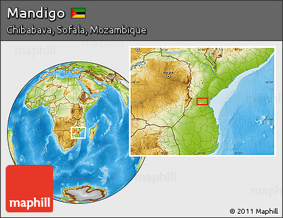 Physical Location Map of Mandigo