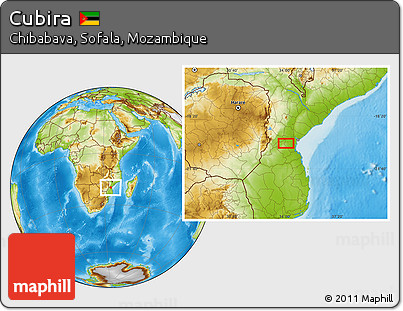 Physical Location Map of Cubira