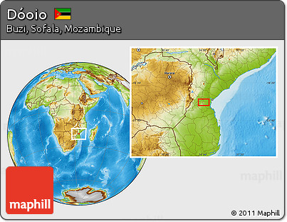Physical Location Map of Dóoio
