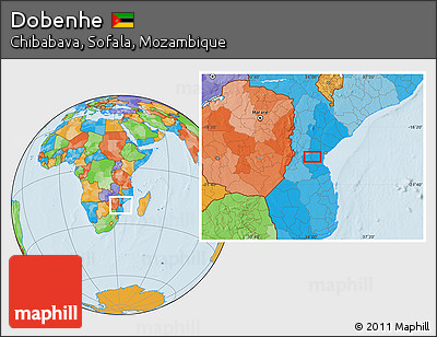 Political Location Map of Dobenhe