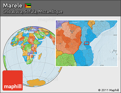 Political Location Map of Marele