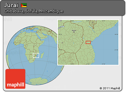 Savanna Style Location Map of Jurai