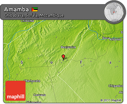 Physical Map of Amamba