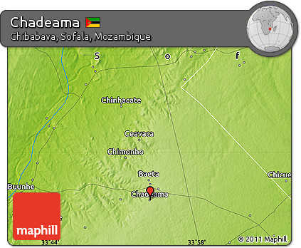 Physical Map of Chadeama