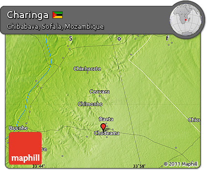 Physical Map of Charinga