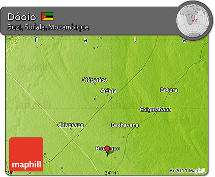 Physical Map of Dóoio