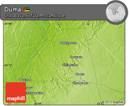 Physical Map of Duma