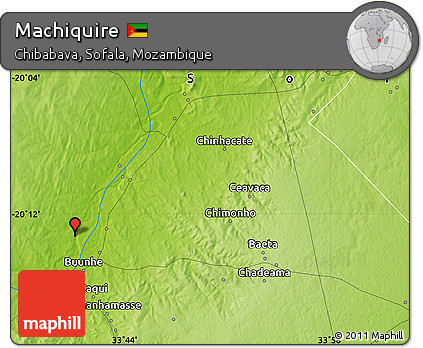 Physical Map of Machiquire
