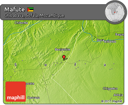 Physical Map of Mafute