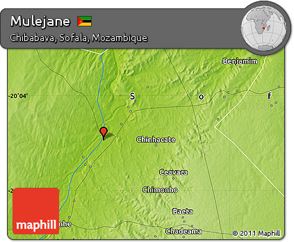 Physical Map of Mulejane