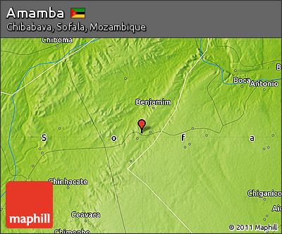 Physical Map of Amamba