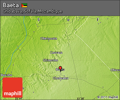 Physical Map of Baeta