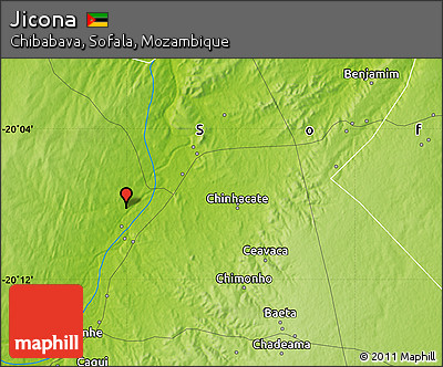 Physical Map of Jicona