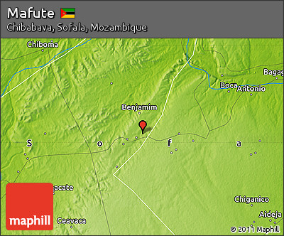Physical Map of Mafute