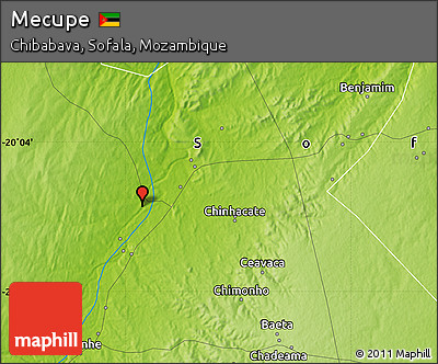Physical Map of Mecupe