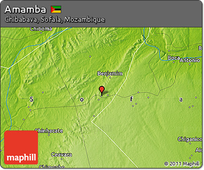 Physical Map of Amamba