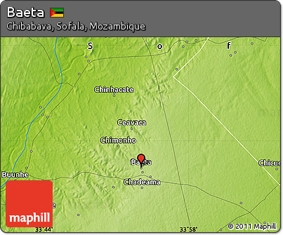Physical Map of Baeta