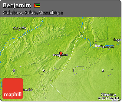 Physical Map of Benjamim