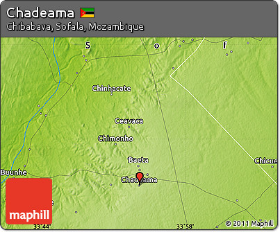 Physical Map of Chadeama