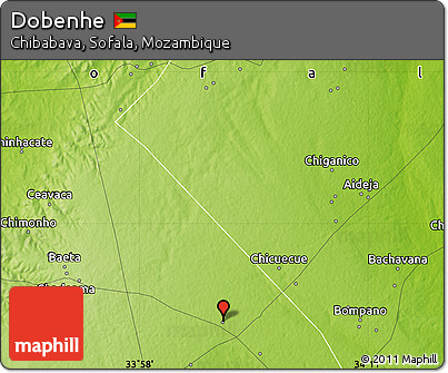 Physical Map of Dobenhe