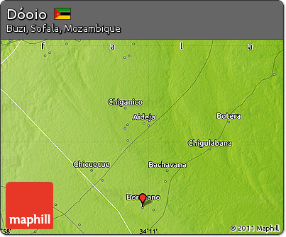 Physical Map of Dóoio