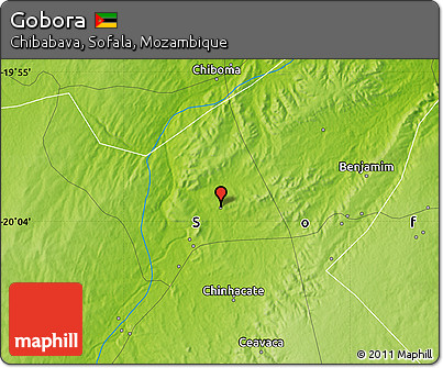 Physical Map of Gobora