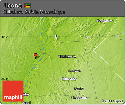 Physical Map of Jicona