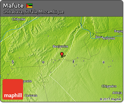 Physical Map of Mafute