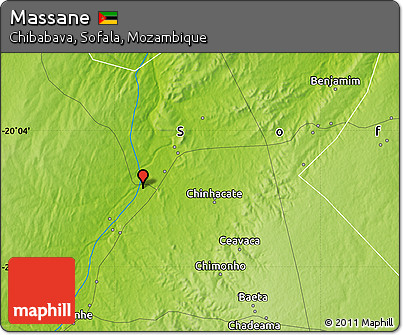 Physical Map of Massane