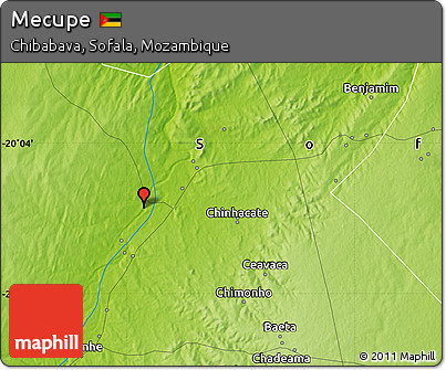 Physical Map of Mecupe