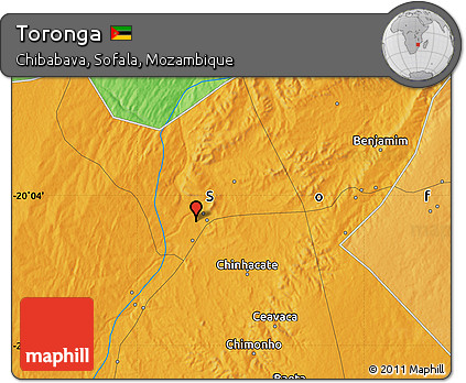 Political Map of Toronga