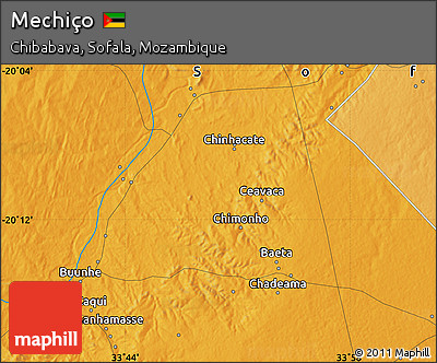 Political Map of Mechiço