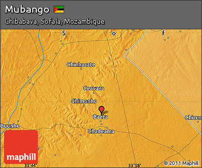 Political Map of Mubango