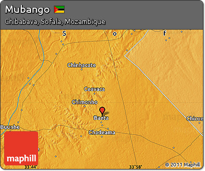 Political Map of Mubango