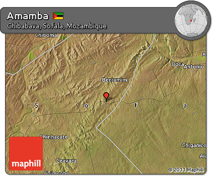 Satellite Map of Amamba