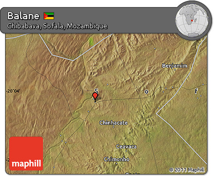 Satellite Map of Balane