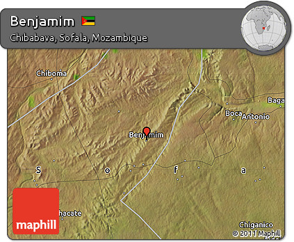 Satellite Map of Benjamim