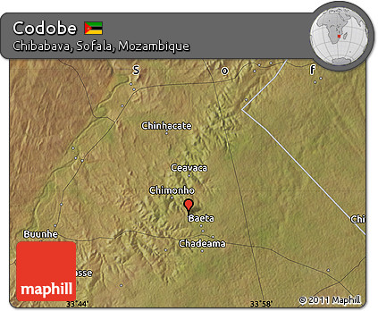 Satellite Map of Codobe