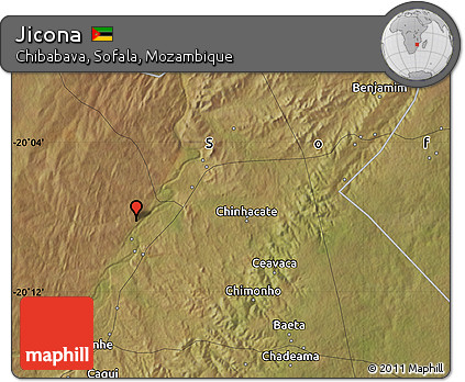 Satellite Map of Jicona