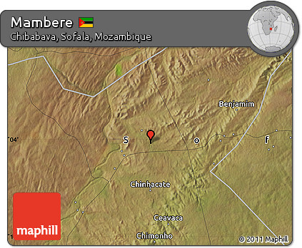 Satellite Map of Mambere