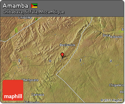 Satellite Map of Amamba