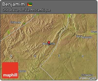 Satellite Map of Benjamim