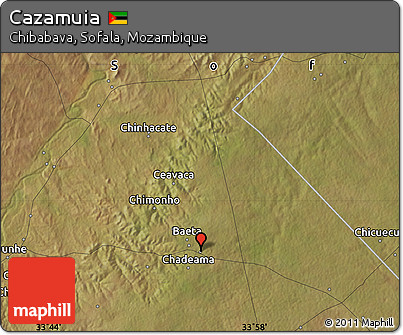 Satellite Map of Cazamuia